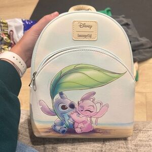 Loungefly Disney stitch Backpack with Blue and Pink Accents